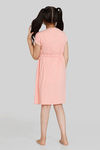 Zivame Girls Lounge Knit Poly Loungewear Dress - Coral cloud — thumbnail 3